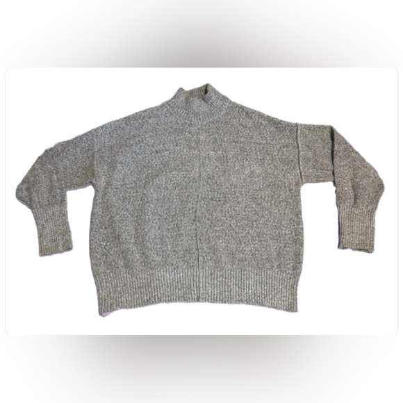 Sienna & Saga Gray Mock Neck Sweater XL - Picture 1 of 5